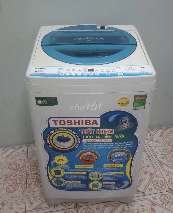 Máy giặt 8kg cửa trên Toshiba giặt sạch vắt êm.. Mua bán Máy giặt tại Quận 8 Tp Hồ Chí Minh được đăng bởi Shop tủ lạnh máy giặt hình 1