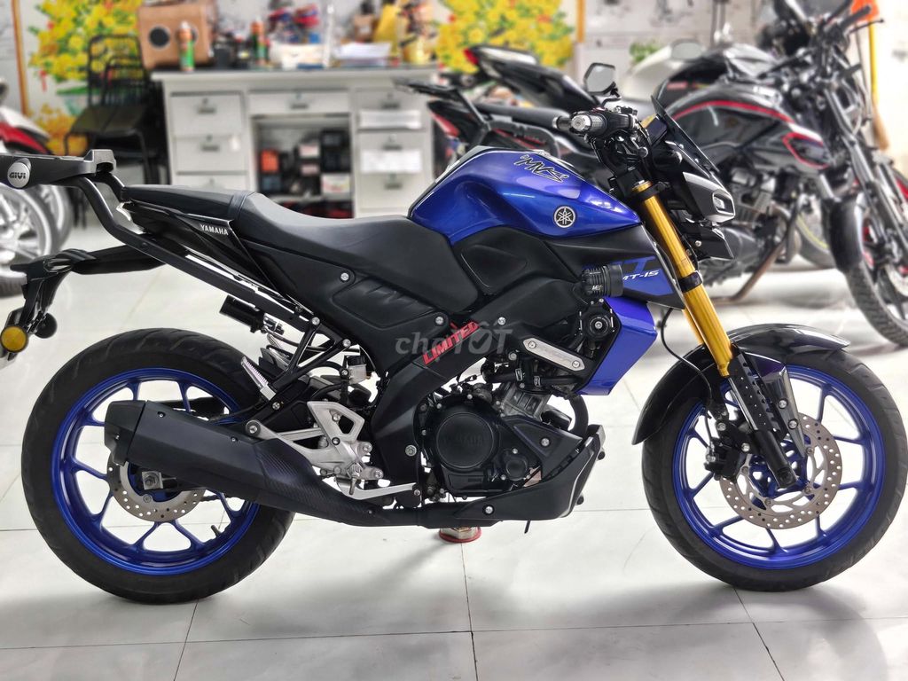 Yamaha MT15 2021 сине-черная с тюнингом