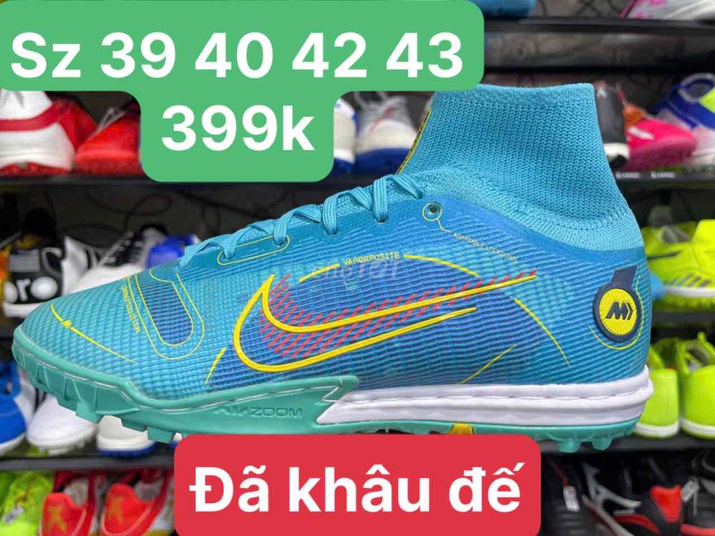 Giày bóng đá cổ cao sz 39-40-42-43 đã khâu đế new