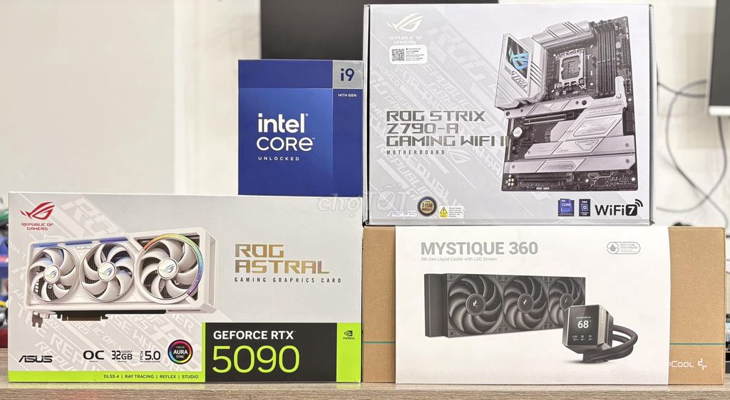 Combo Trắng Z790 Rog + I9 14900K. Mua bán Linh kiện (RAM, Card...) tại Quận Tân Phú Tp Hồ Chí Minh được đăng bởi Huỳnh Quốc Hưng hình 1