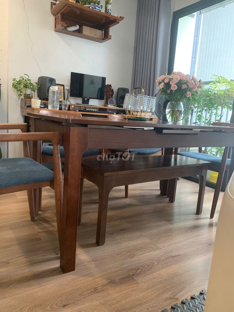 Tôi cần bán thanh lý bộ bàn ăn (làm việc) gỗ tốt. Mua bán Bàn ghế tại Quận Nam Từ Liêm Hà Nội được đăng bởi hoangkieu hình 3