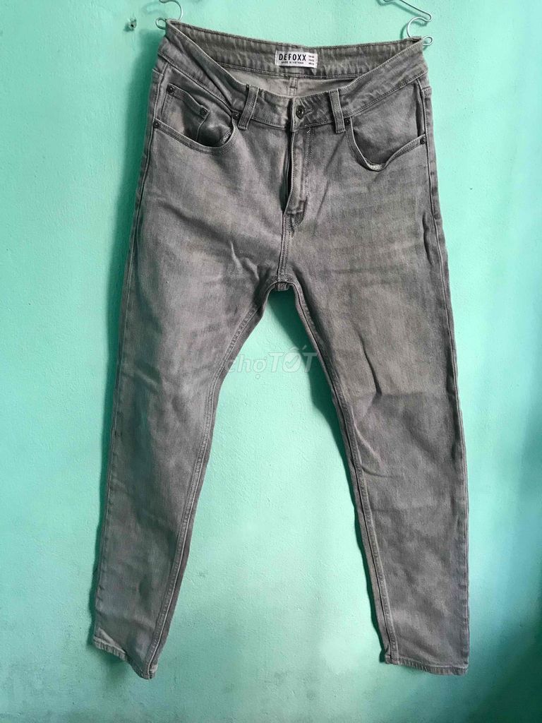 Quần jean nam DEFOXX ống đứng size 31. Mua bán Quần áo tại Thành phố Huế Thừa Thiên Huế được đăng bởi A Bảy hình 1