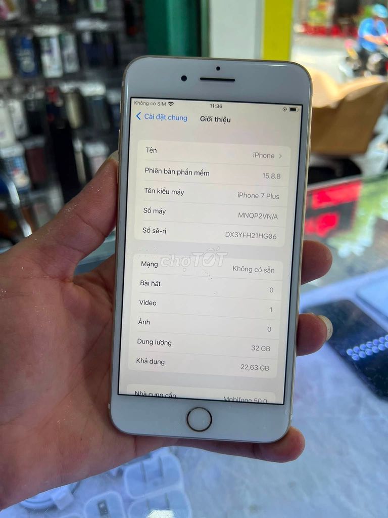Apple iPhone 7 Plus 32GB Vàng 100%. Mua bán Điện thoại tại Thành phố Thủ Đức Tp Hồ Chí Minh được đăng bởi Hội Đồ Điện Tử hình 1
