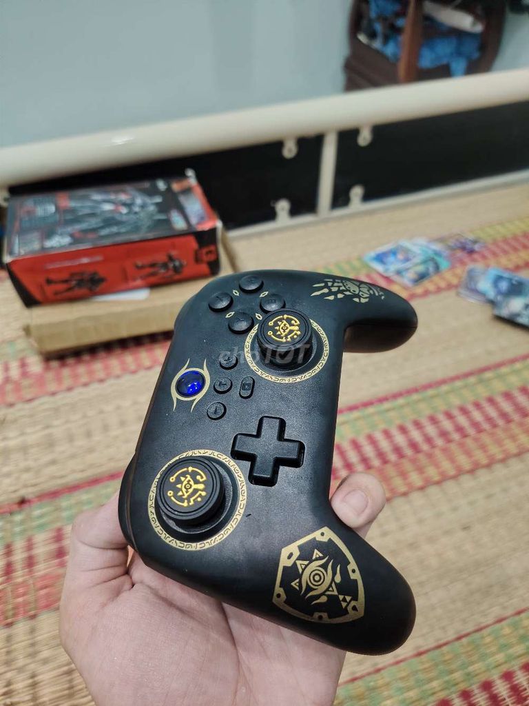 Tay cầm VILCORN Pro Controller Zelda Limited Đen. Mua bán Thiết bị chơi game tại Huyện Định Quán Đồng Nai được đăng bởi Hoàng Nam hình 1