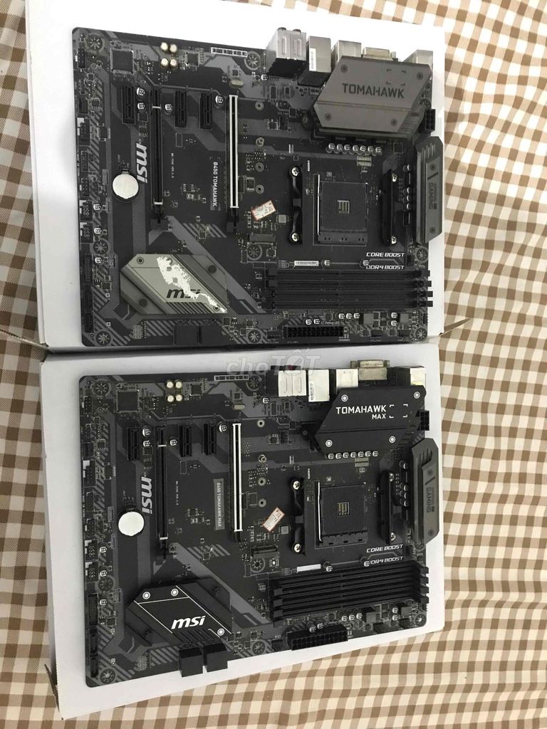 Bo mạch chủ MSI B450 Tomahawk Đen. Mua bán Linh kiện (RAM, Card...) tại Huyện Hoài Đức Hà Nội được đăng bởi ken nguyễn hình 1
