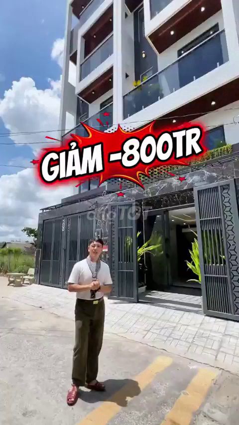 Bán Nhà Mặt Tiền Thạnh Lộc 39 Hiện Đại Đầy Đủ Nội Thất