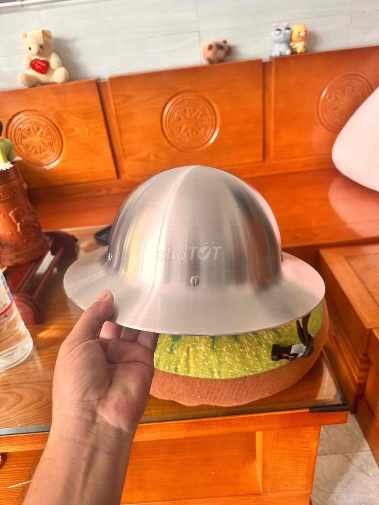 Nón bảo hộ Nam Nhôm Bạc. Mua bán Phụ kiện thời trang khác tại Quận Bình Thuỷ Cần Thơ được đăng bởi Ngô Van Thuyen hình 1