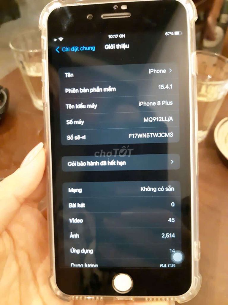 iPhone 8 Plus 64GB Vàng hồng. Mua bán Điện thoại tại Quận Sơn Trà Đà Nẵng được đăng bởi NinaĐốm hình 1