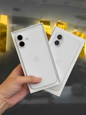 16 Plus 128GB Trắng VN Sạc 20L keng Bh 4/2027 nét