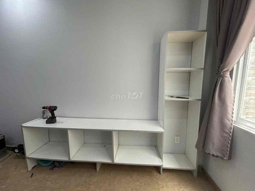 Kệ tivi Gỗ Trắng 1.8m 2m. Mua bán Tủ, kệ gia đình tại Quận Tân Bình Tp Hồ Chí Minh được đăng bởi vũ thanh hình 1