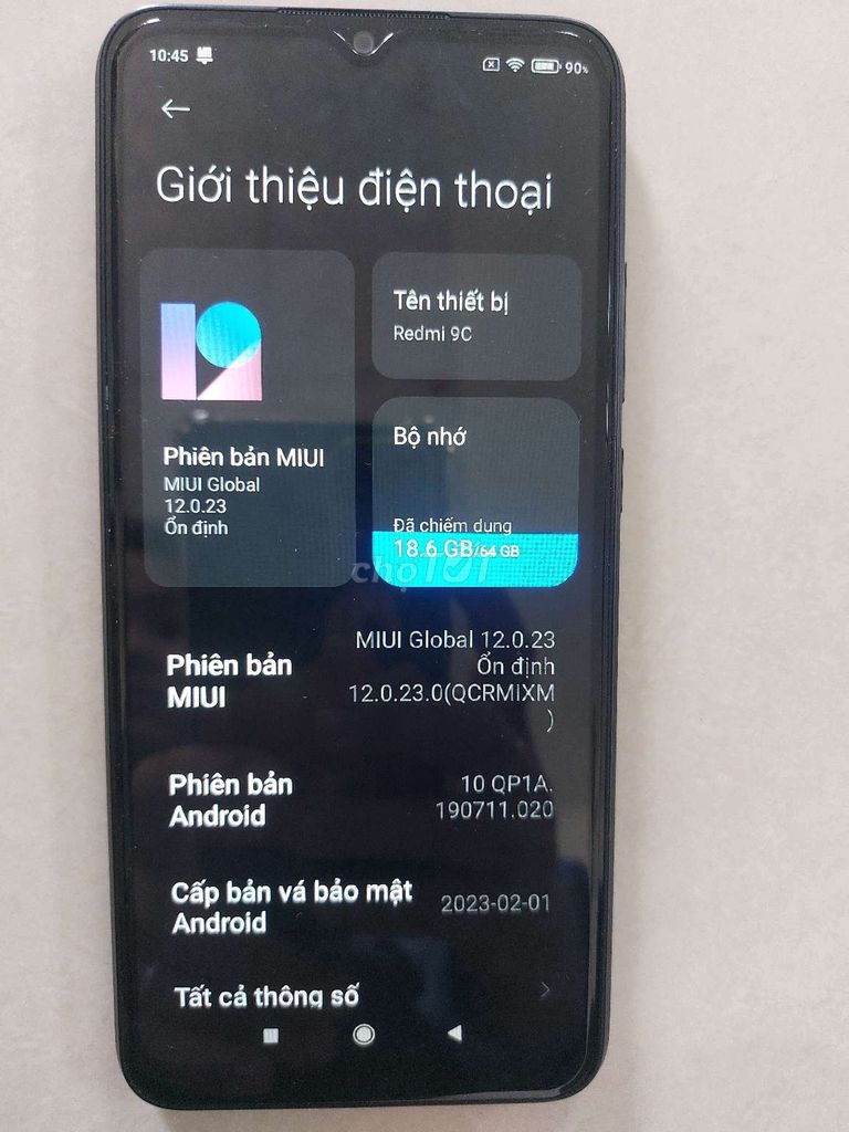 Xiaomi Redmi 9C 64GB Đen. Mua bán Điện thoại tại Quận 7 Tp Hồ Chí Minh được đăng bởi Thảo Nguyễn hình 1