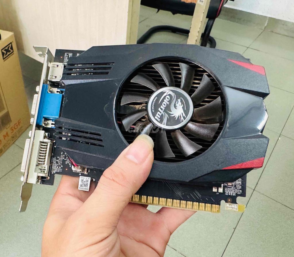 Card Colorful GT 730 2GB D3 chuẩn đẹp keng. Mua bán Linh kiện (RAM, Card...) tại Quận 12 Tp Hồ Chí Minh được đăng bởi Anh Tuan hình 1
