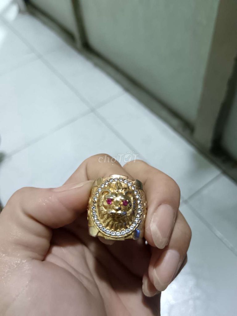Nhẫn nam hợp kim vàng 10K. Mua bán Phụ kiện thời trang khác tại Quận 8 Tp Hồ Chí Minh được đăng bởi Gia Kiet hình 1