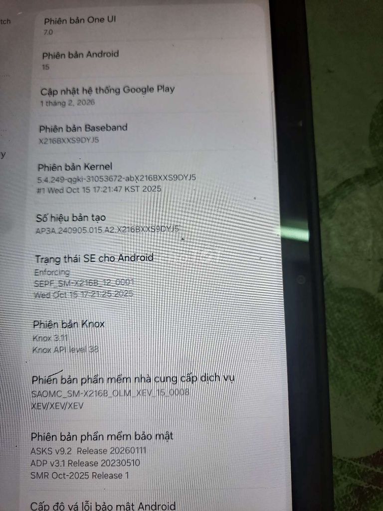 Samsung Galaxy Tab A9+ 5G 4GB/64GB Như mới. Mua bán Máy tính bảng tại Quận Tân Bình Tp Hồ Chí Minh được đăng bởi Thien Nguyen hình 1