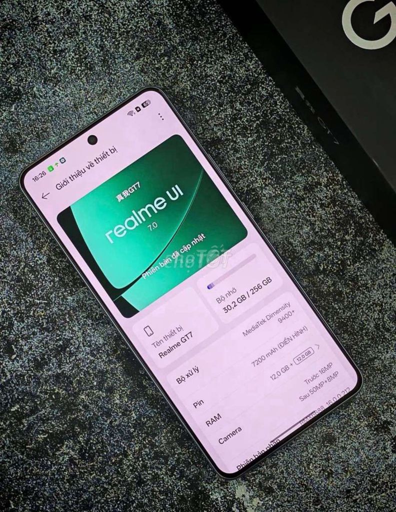 Realme GT7 Trắng cần bán hoặc đổi. Mua bán Điện thoại tại Quận Hải Châu Đà Nẵng được đăng bởi Trần Chiến hình 1