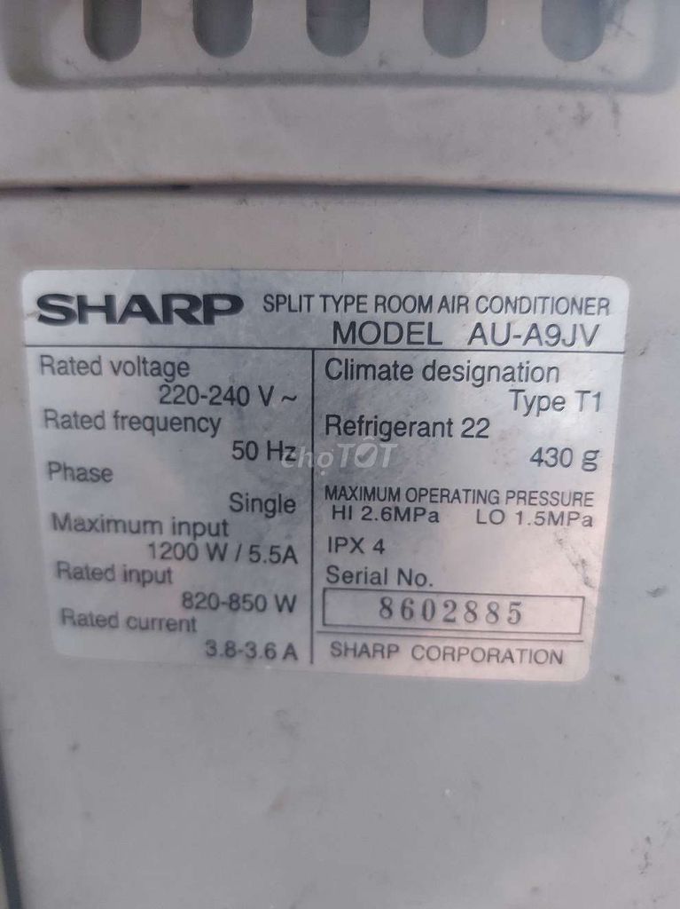 Máy Lạnh SHARP 1HP