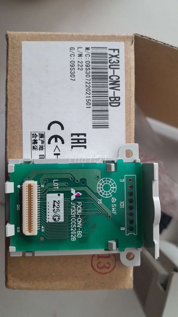 Bo mạch mở rộng Mitsubishi FX3U-CNV-BD. Mua bán Linh kiện (RAM, Card...) tại Thành phố Thuận An Bình Dương được đăng bởi Khánh hình 1
