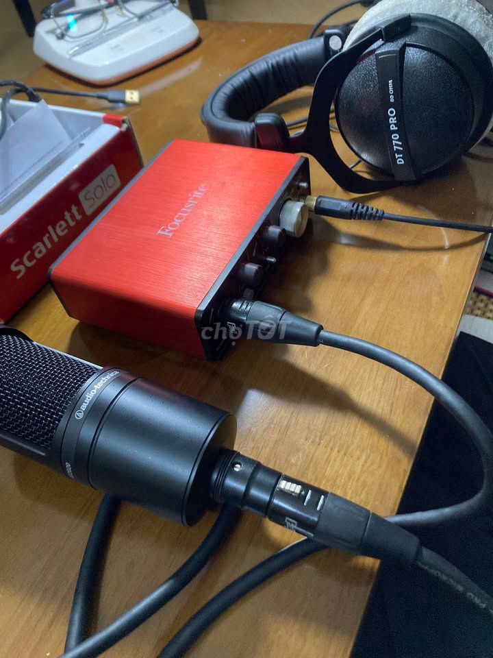 Bộ thu âm Audio Technica AT2020. Mua bán Nhạc cụ tại Quận Sơn Trà Đà Nẵng được đăng bởi Anh Pham hình 1