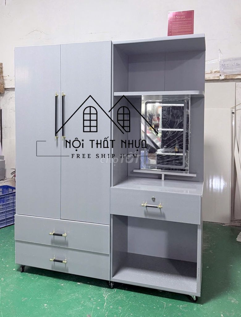 Tủ quần áo %Tủ quần áo%Tủ quần áo%Tủ quần áo. Mua bán Tủ, kệ gia đình tại Thành phố Thủ Đức Tp Hồ Chí Minh được đăng bởi Nội thất giá xưởng hình 1