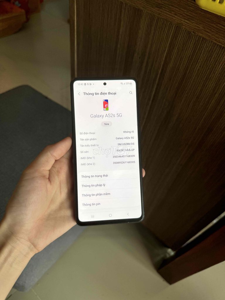 Samsung Galaxy A52s 5G. Máy VN . Snap 778