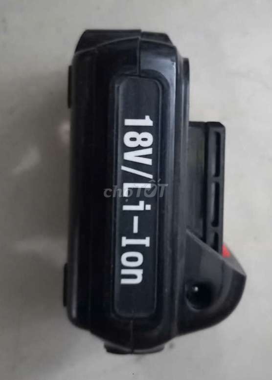 Pin sạc Li-Ion 18V Đen thanh lý xã hàng 49k. Mua bán Phụ kiện (Màn hình, Chuột...) tại Quận Ninh Kiều Cần Thơ được đăng bởi Shop Thanh Lý Cần Thơ hình 1