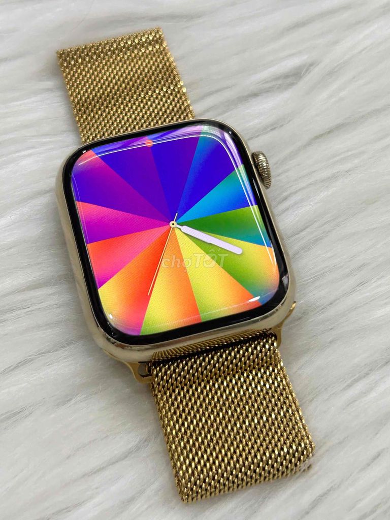 Apple Watch Series 7 Thép Vàng 45mm. Mua bán Thiết bị đeo thông minh tại Quận Tân Phú Tp Hồ Chí Minh được đăng bởi Công nghệ di động Apple Watch Samsung Tai nghe hình 1