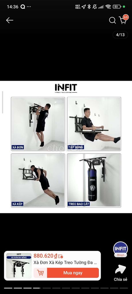 Tìm bao cát cũ - xà đơn cũ. Mua bán Đồ thể thao, Dã ngoại tại Quận Ngũ Hành Sơn Đà Nẵng được đăng bởi Tepei hình 1