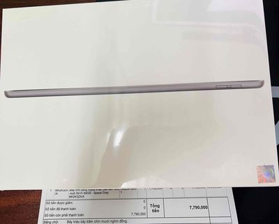 Ipad gen 9 64Gb Gray. chính hãng Shopdunk