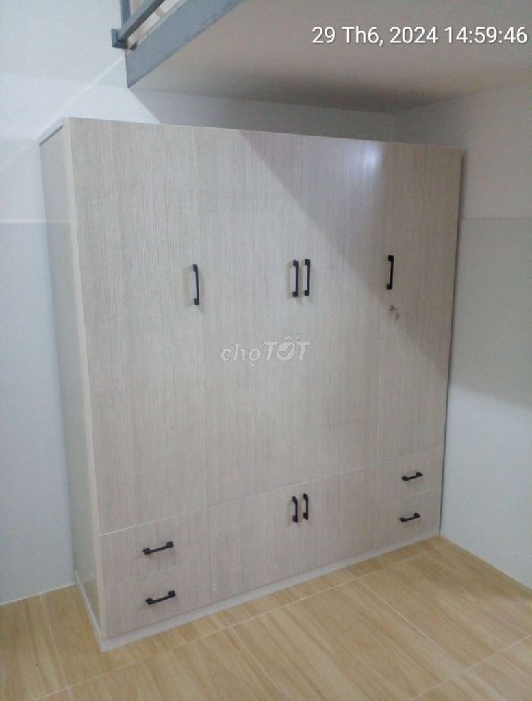 TỦ NHỰA ĐÀI LOAN 4 CÁNH MÀU VÂN GỖ SỒI. Mua bán Tủ, kệ gia đình tại Quận 5 Tp Hồ Chí Minh được đăng bởi Tủ nhựa đài loan hoàng quân hình 1