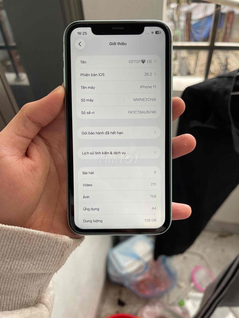 11 128gb bản 2 sim vật lí. Mua bán Điện thoại tại Quận Bắc Từ Liêm Hà Nội được đăng bởi Nguyễn Tuấn Anh hình 1