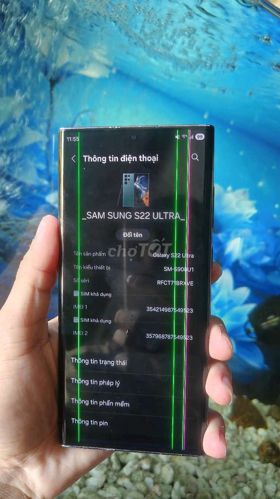 Samsung S22 Ultra 128Gb Đen Mỹ. Mua bán Điện thoại tại Quận Liên Chiểu Đà Nẵng được đăng bởi An Dương hình 1