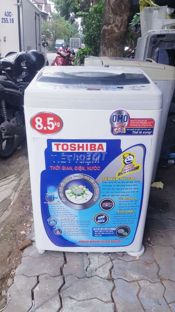 Thanh lý máy giặt toshiba 8,5kg còn rất đẹp