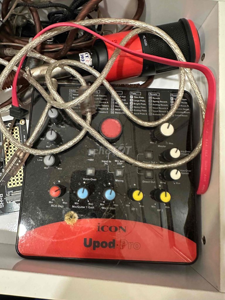 Bộ karaoke Icon Upod Pro Đen, Đỏ. Mua bán Tivi, Âm thanh tại Quận Hà Đông Hà Nội được đăng bởi Xưởng Mộc hình 1