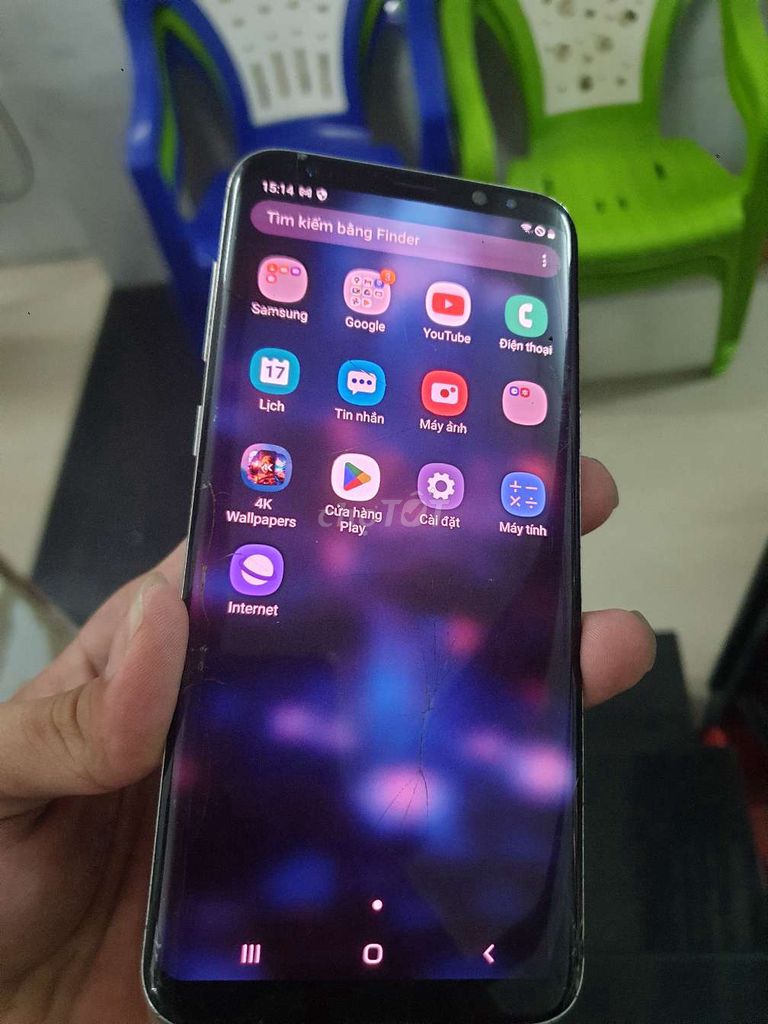 S8plus samsung bạc