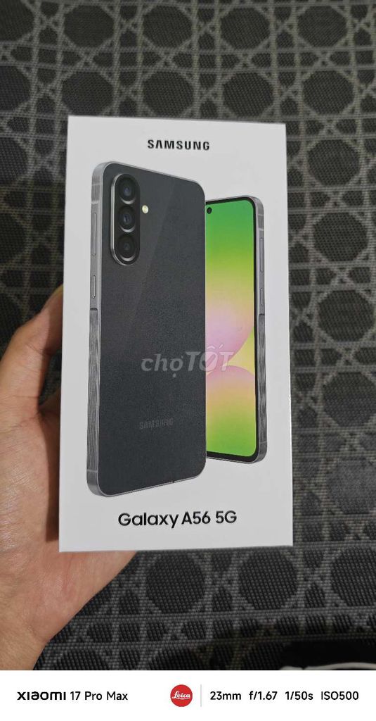 Mới 100% Newseal SAMSUNG A56 5G màu đen. Mua bán Điện thoại tại Thành phố Thuận An Bình Dương được đăng bởi Lucifer hình 1