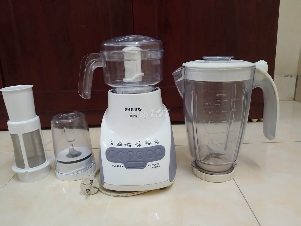 Máy xay sinh tố Philips HR2118 Trắng 600W 1.5L. Mua bán Bếp, lò, đồ điện nhà bếp tại Quận Đống Đa Hà Nội được đăng bởi Snowdrop hình 1