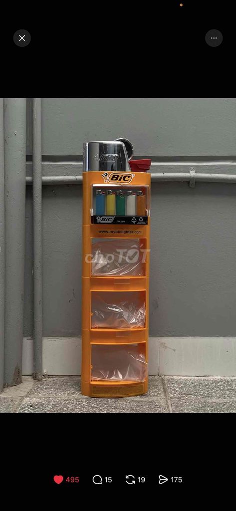 Kệ trưng bày BIC Nhựa Cam 4 tầng. Mua bán Tủ, kệ gia đình tại Thành phố Bà Rịa Bà Rịa - Vũng Tàu được đăng bởi Hoàng hình 1