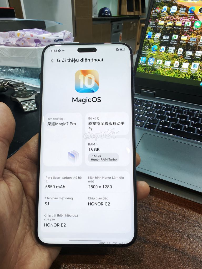 Honor Magic 7 Pro 512GB Đen Nội địa. Mua bán Điện thoại tại Quận Hà Đông Hà Nội được đăng bởi Phan thanh huỳnh hình 1