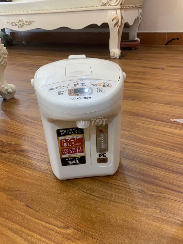 Bình thủy điện Zojirushi 2.2L Trắng. Mua bán Bếp, lò, đồ điện nhà bếp tại Quận Hoàng Mai Hà Nội được đăng bởi vi van thao hình 1