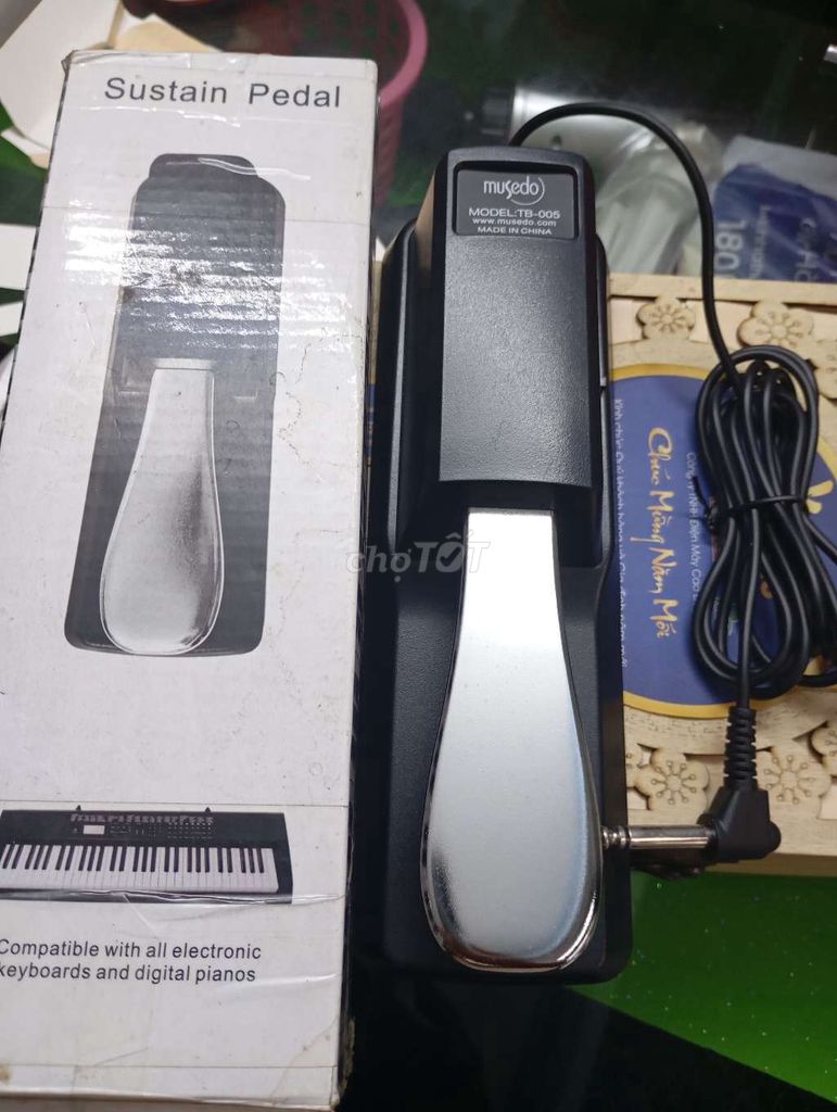 Bàn đạp Sustain Musedo TB-005 Kim loại Đen. Mua bán Nhạc cụ tại Quận 6 Tp Hồ Chí Minh được đăng bởi Liên Hùng hình 1
