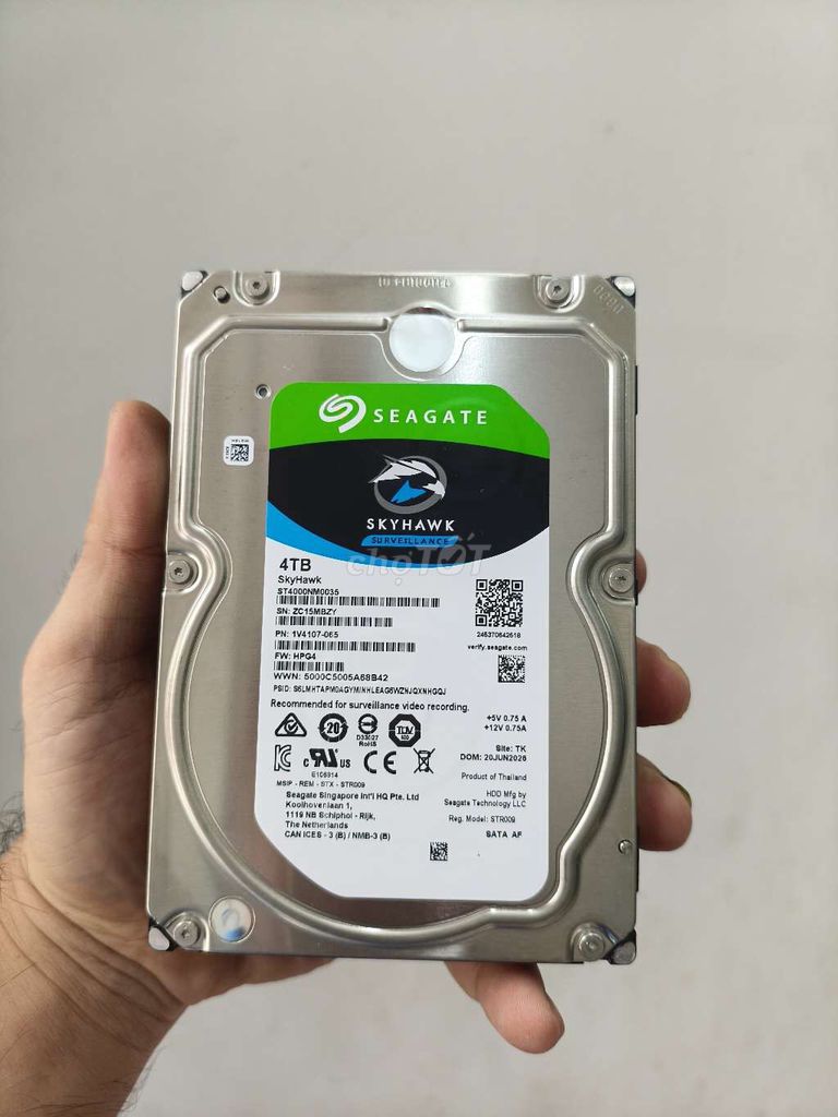 Thành lý chục ổ cứng 4Tb chuyên camera ngư mới. Mua bán Linh kiện (RAM, Card...) tại Quận 11 Tp Hồ Chí Minh được đăng bởi linh kiện máy tính vương hình 1