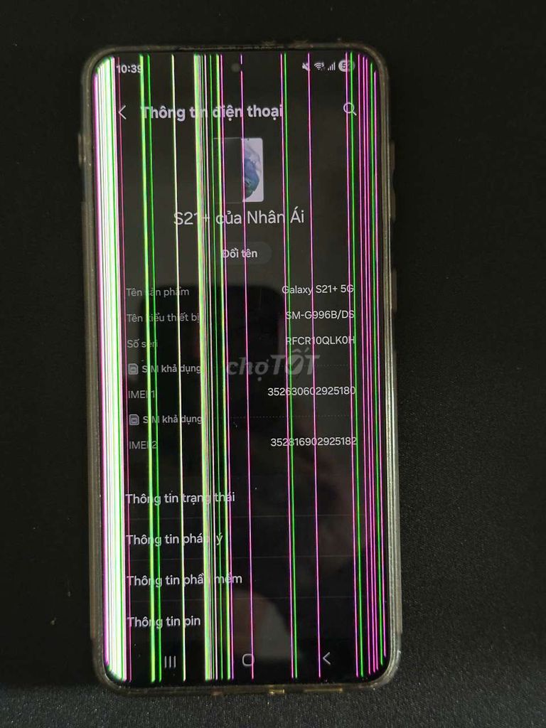 Samsung Galaxy S21+ 5G 8GB/128GB. Mua bán Điện thoại tại Quận Tân Phú Tp Hồ Chí Minh được đăng bởi Ái Hoàng hình 1