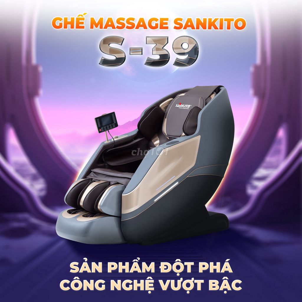 Ghế massage Sankito S-39 Như mới. Mua bán Bàn ghế tại Thị xã Phú Mỹ Bà Rịa - Vũng Tàu được đăng bởi Nguyen Duc Anh hình 1