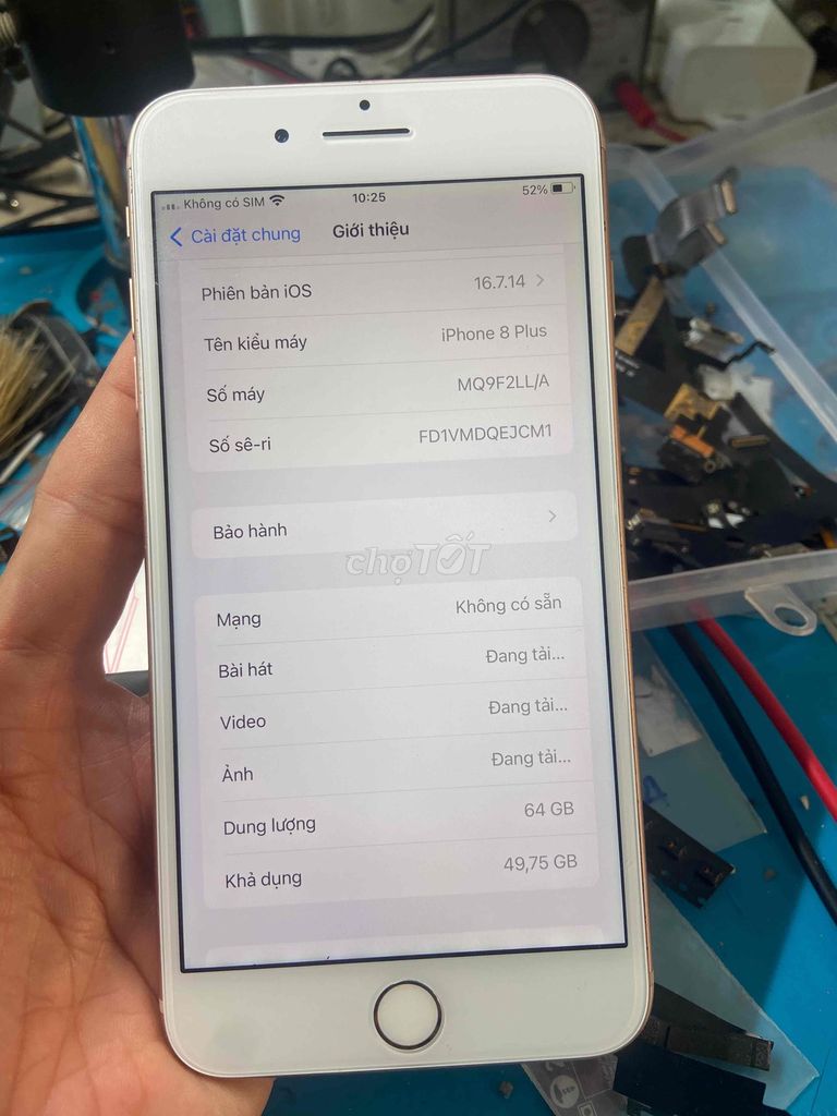 iPhone 8 Plus 64GB Vàng hồng. Mua bán Điện thoại tại Quận Ninh Kiều Cần Thơ được đăng bởi Nguyễn Thanh Quang hình 1