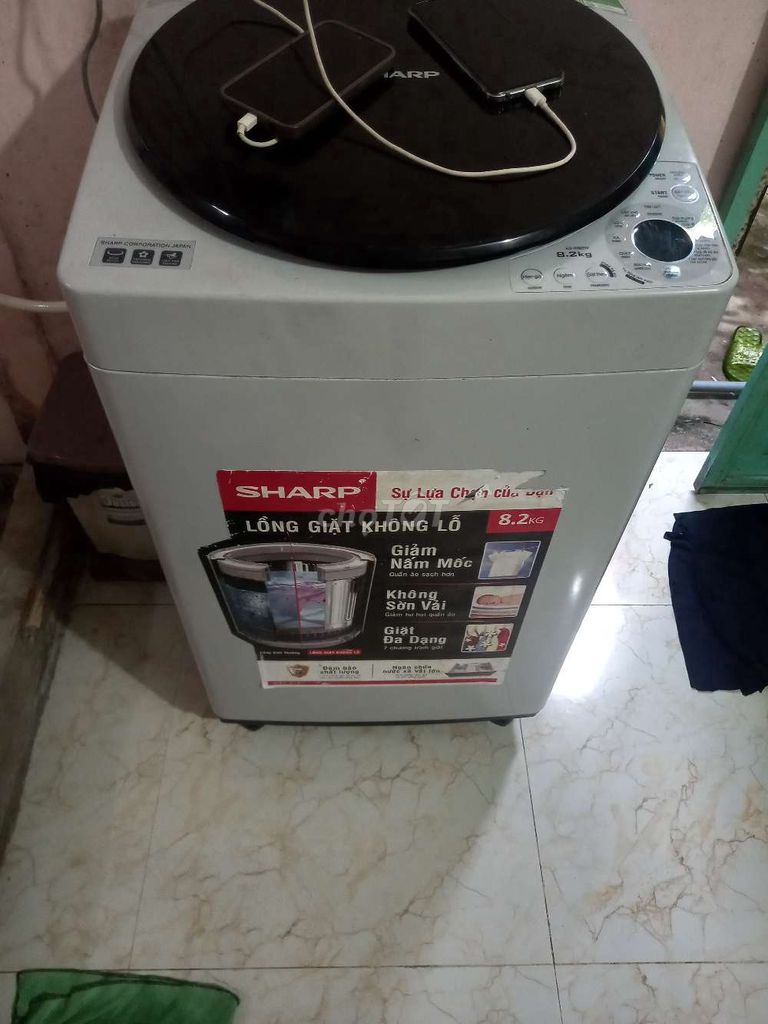 Máy giặt Sharp 8.2kg cửa trên. Mua bán Máy giặt tại Huyện Đức Hòa Long An được đăng bởi Tuan hình 1