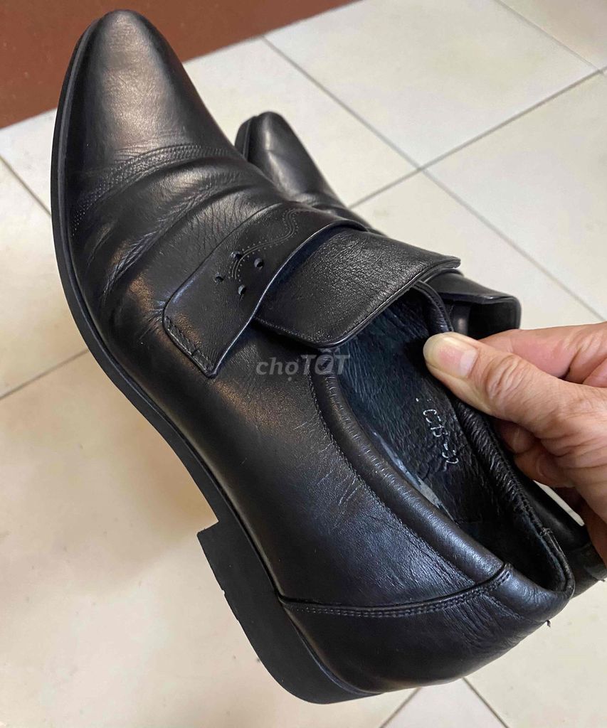 Giày da nam Newmost đen size 39 đế nâng. Mua bán Giày dép tại Quận Thanh Xuân Hà Nội được đăng bởi Chú Phúc hình 1