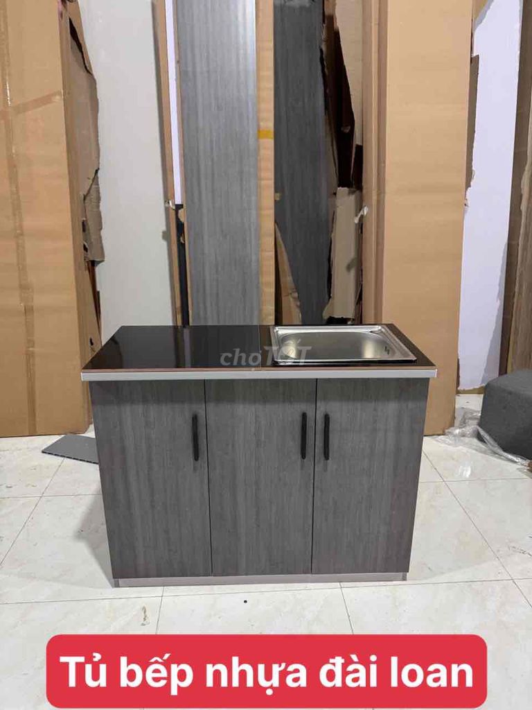 Tủ bếp Nhựa Đài Loan nhiều màu kt: 1m. Mua bán Tủ, kệ gia đình tại Quận Gò Vấp Tp Hồ Chí Minh được đăng bởi Nội Thất Gia Đình hình 1