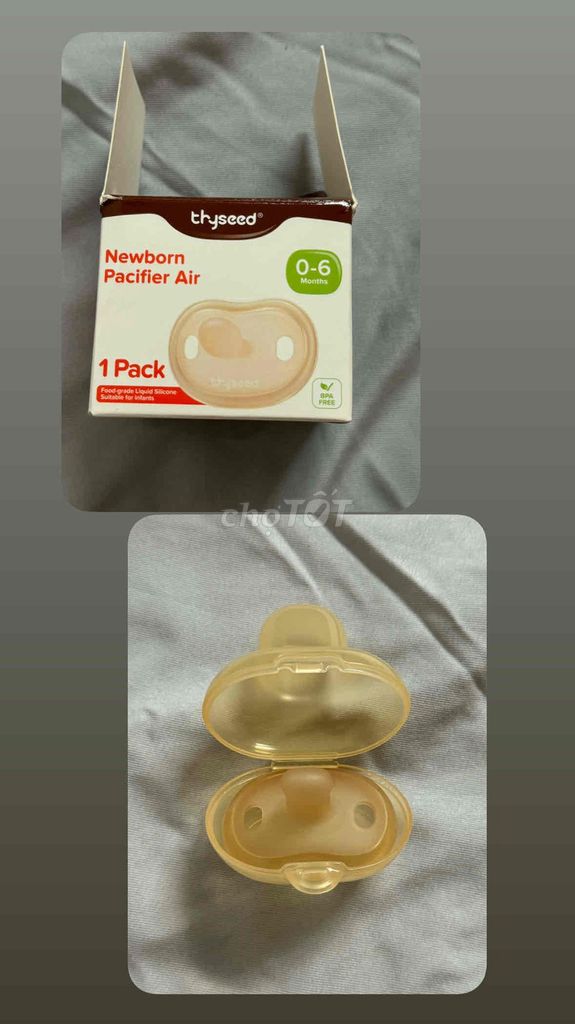 Ti giả Thyseed Newborn Pacifier Air. Mua bán Mẹ và bé tại Thành phố Vũng Tàu Bà Rịa - Vũng Tàu được đăng bởi Xanh Rêu hình 1