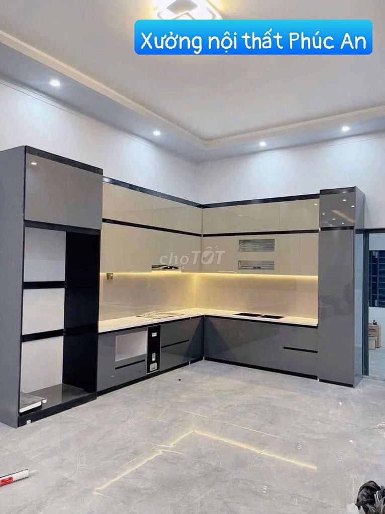 TỦ BẾP CAO CẤP - GIÁ THI CÔNG. Mua bán Tủ, kệ gia đình tại Quận Tân Bình Tp Hồ Chí Minh được đăng bởi Nội Thất Phúc Trường An hình 1