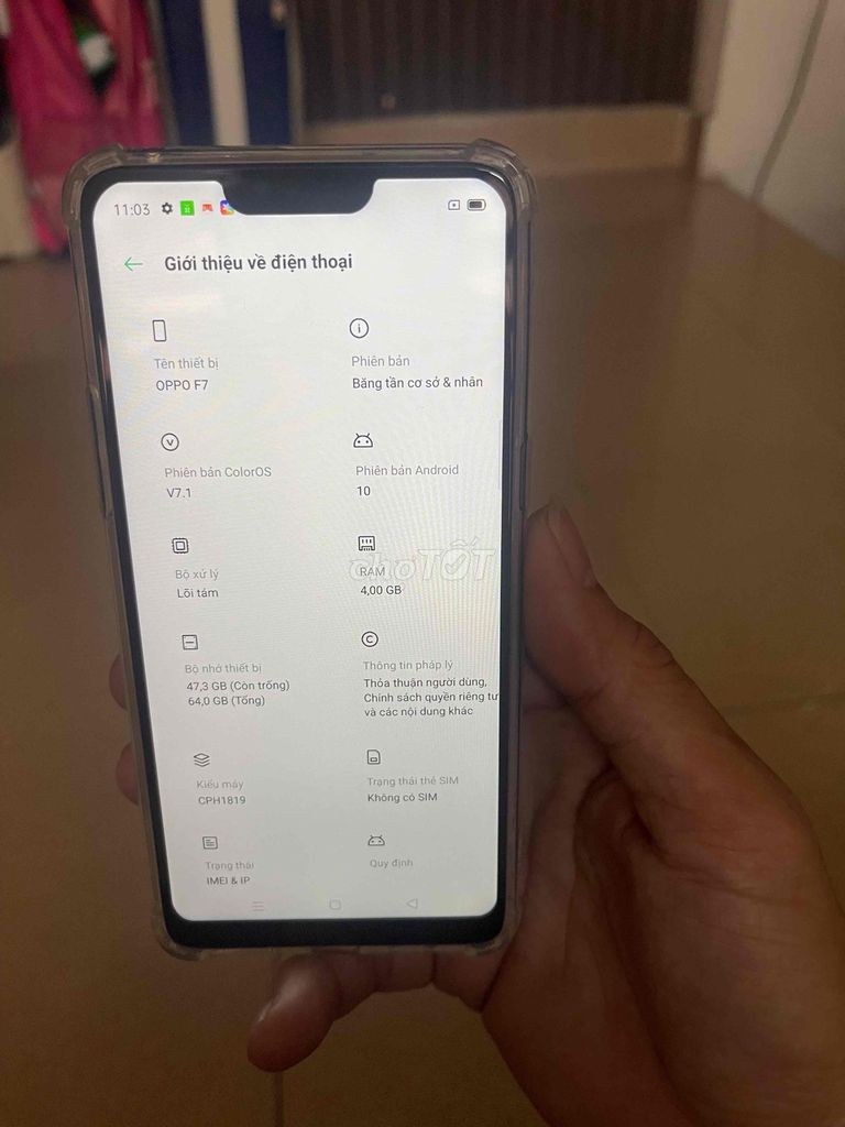 Oppo F7 4GB/64GB Đen zalo. tiktok. game ok. Mua bán Điện thoại tại Quận Hải Châu Đà Nẵng được đăng bởi phan văn hiệp hình 1
